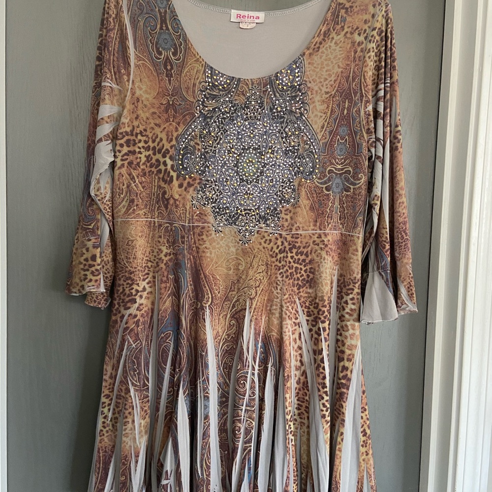 Designer shirt with bling! Perfect over leggings